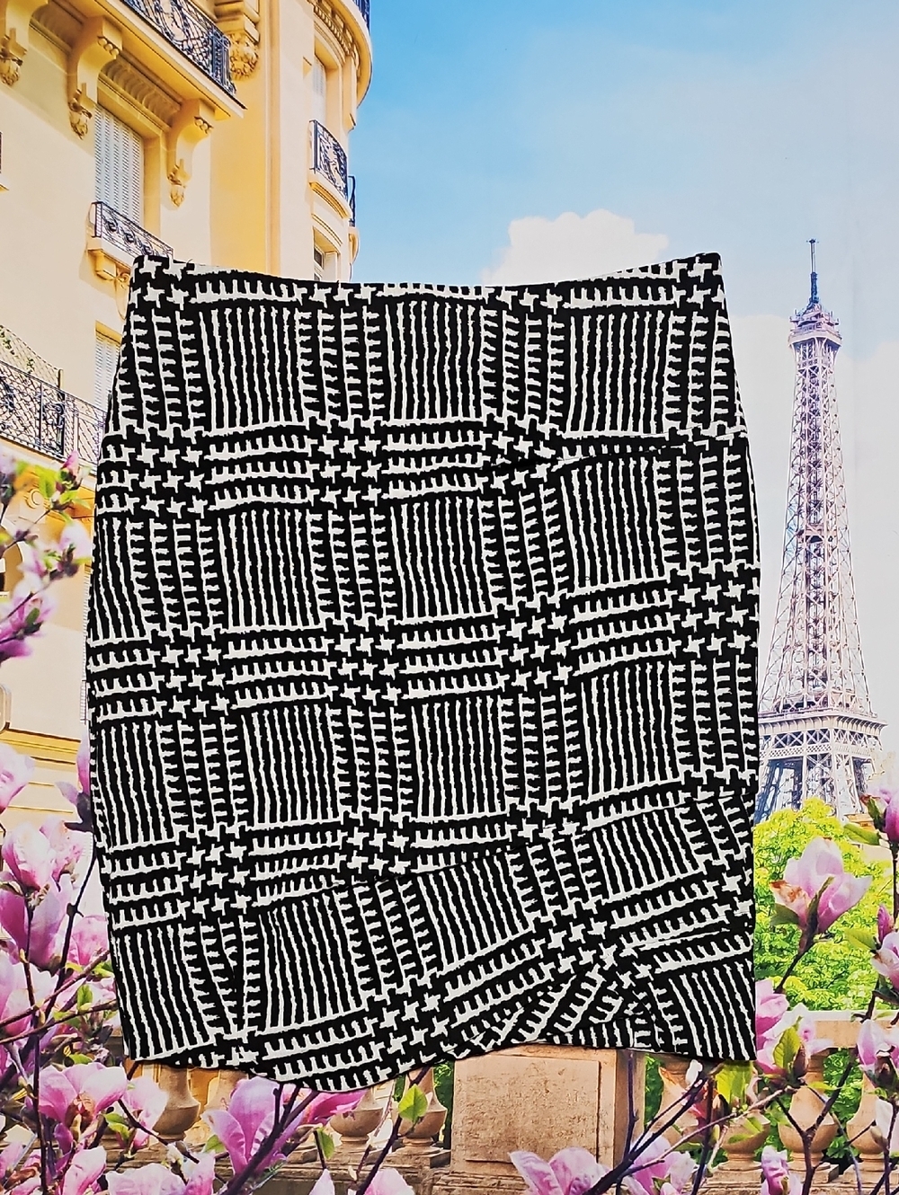 PAUW Amsterdam Black‎ & White Skirt Size 4